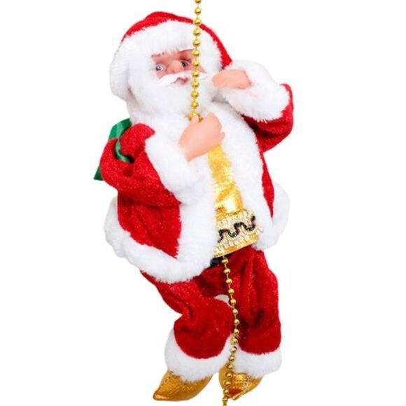 Santa Climbing Ladder Electric Santa Claus Climbing Rope Decoration Chri… - Picture 5 of 8